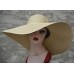 6.7" Wide Brim Straw Easter Kentucky Derby Sun Beach Hats For s A330  eb-74500549