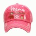 Adjustable Mama Bear Aztec Arrow Tepee Western Cap Hat Black Pink Turquoise Blue  eb-65420167
