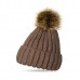 Black Hats For  Ear Fashion NEW Cuff Design Slouchy Pompom Beanie Knitted  eb-65191729