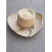 Annabell Ingall  Australia  Packable Straw Hat  Gold Leather Ribbon  eb-01257573