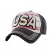 Vintage Style Black USA Baseball Cap Hat New Free Shipping  eb-51762776