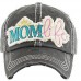 HITW  Vintage Distressed Ball Cap Hat Ladies Styles "MOM LIFE"  eb-56301325