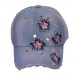  American Flag Rhinestone Jeans Denim Baseball Adjustable Bling Hat Cap  eb-24639659