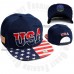 USA Baseball Cap Embroidered American Flag Snapback Hat Flat Bill America US  eb-62944865