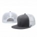 US Adjustable Baseball Cap Trucker Hat Snapback Solid Visor Mesh Plain Blank Hat  eb-31398998