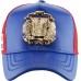 Dominican Republic Emblem DR PU Leather Mesh Baseball Cap Hat  eb-99928126