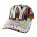 Denim Lace Rhinestone Adjustable Strap Baseball Cap Hat in 5 Styles  eb-88643301