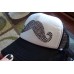 NWT NEW Mustache Trucker Style Hats Black White Rhinestones Bling  eb-16314270