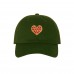 PIZZA HEART Low Profile Embroidered Pizza Baseball Cap Dad Hat  Many Styles  eb-48268692
