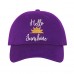 HELLO SUNSHINE Dad Hat Low Profile Cursive Baseball Cap Many Colors Available  eb-57756327