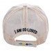 I Am So Loved Baseball Cap Western  Embroidered Distressed Stone Color Hat  eb-57953327