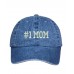 #1 MOM Embroidered Baseball Cap Many Colors Available   eb-91976380
