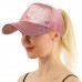 NEW Breathable cool High Bun Ponytail Adjustable Mesh Trucker Baseball Cap Hat  eb-16468256