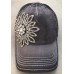 Olive & Pique NWT Rhinestone Flower Contrast Bling Baseball Hat  eb-53173345