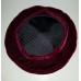 Burgundy Maroon Red Velvet Beret Cap. 23"  eb-06362932