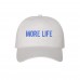 MORE LIFE BLOCK w/ Blue Thread Baseball Cap Low Profile Dad Hat  Many Styles  eb-14348263