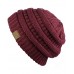 CC Beanie New s Knit Slouchy Overd Thick Cap Hat Unisex Slouch Color  eb-10107399