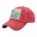 "HEY Y'ALL"  Embroidered  Vintage Style Ball Cap with Washedlook  eb-07994876