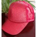 2018  Ponytail Baseball Cap Sequins Shiny Messy Bun Snapback Hat Sun Caps  eb-82237481