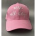 C.C 's Embroidered Pink ROSE ALL DAY Adjustable Baseball Hat Cap GNO  eb-86053269