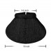  Lady Fashion Large Clip On Visor Wide Brim Sun UV Protection Cap Black 689014882781 eb-54360113