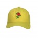 RED ROSE STEM Dad Hat Embroidered Rose Baseball Cap Hat  Many Colors Available   eb-78856974