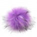 DIY 4.3inch Faux Raccoon Fur Pom Poms Ball for Knitting Beanie Hats Accessories  eb-95189696