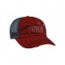 Puma Frat Tuck Snapback Hat Burgundy Red Charcoal Gray One Size  Mesh Cap  eb-16955099